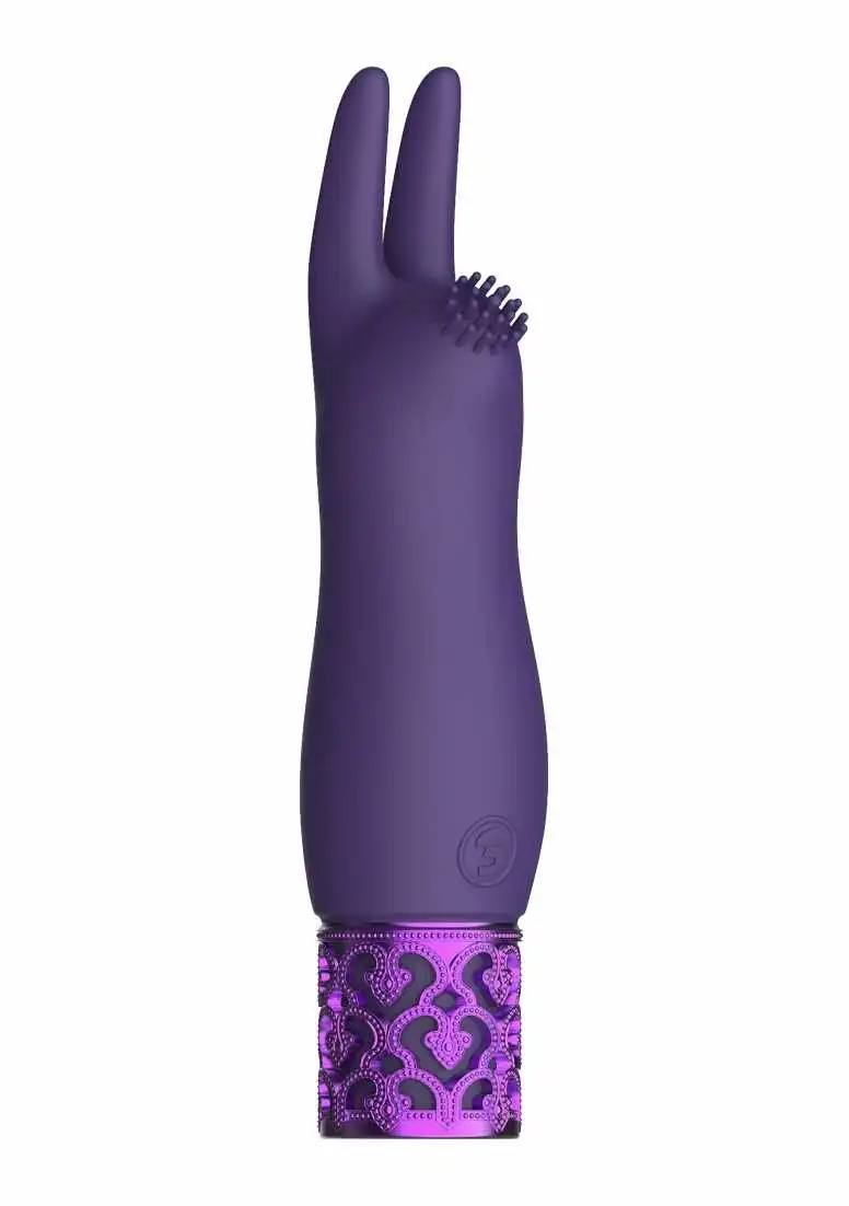 Shots - Royal Gems Elegance – Rechargeable Silicone Bullet – Purple 3 Shots - Royal Gems Elegance – Rechargeable Silicone Bullet – Purple
