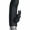 Shots - Royal Gems Dazzling – Rechargeable Silicone Bullet – Black -Vibrators Sales ROY012BLK 1