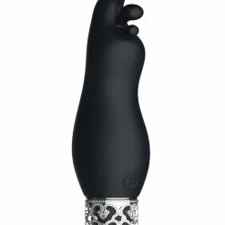 Shots - Royal Gems Exquisite – Rechargeable Silicone Bullet – Black