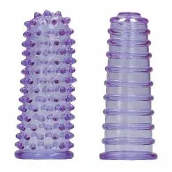 Seven Creations Lust Finger – Soft And Bumpy Sleeves – Purple