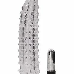 Seven Creations Vibrating Penis Extension Sleeve – Transparent