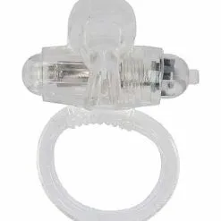 Seven Creations Vibrating Rabbit Cockring – Transparent