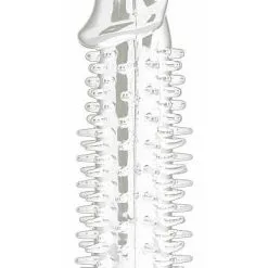 Shots - Shots Toys Realistic Spikey Penis Extension Transparent