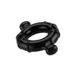 Shots - Shots Toys Gummy Ring – Medium – Black