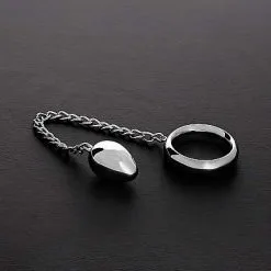 Shots - Triune Triune – Donut C-Ring Anal Egg (45/45mm) With Chain