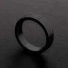 Shots - Triune Triune – Golden Black Ribbed C-Ring (10x50mm) -Vibrators Sales TBJ2056A1050 1